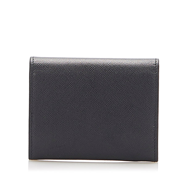 プラダ ブラック サフィアーノ コインケース メンズ PRADA 中古