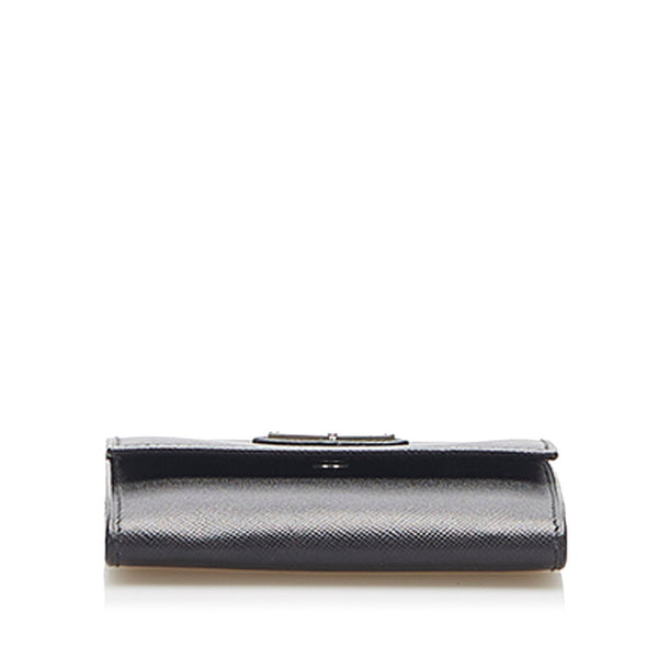 プラダ ブラック サフィアーノ コインケース メンズ PRADA 中古