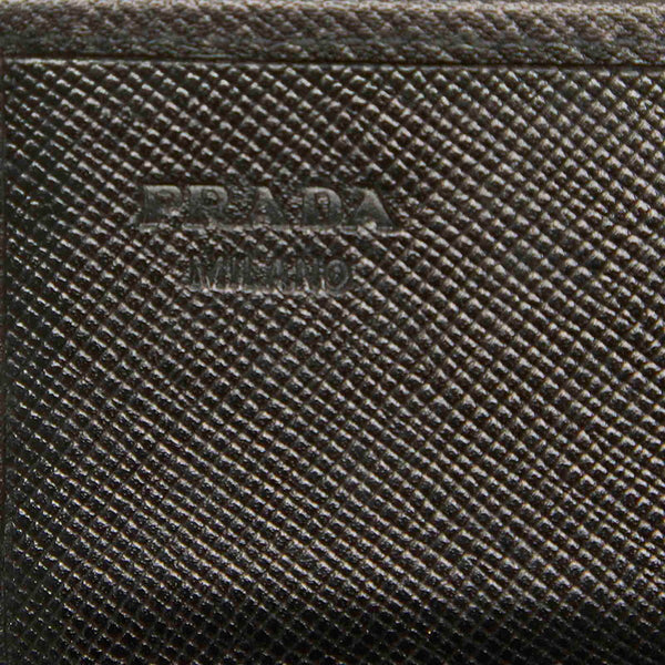 プラダ ブラック サフィアーノ コインケース メンズ PRADA 中古