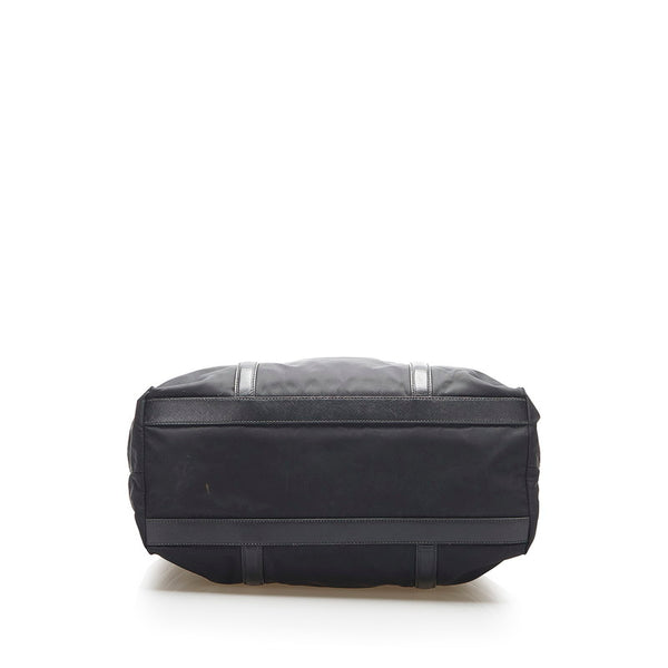 プラダ BR2310 ブラック ナイロン レザー トートバッグ レディース PRADA 中古
