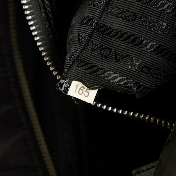 プラダ BR2310 ブラック ナイロン レザー トートバッグ レディース PRADA 中古