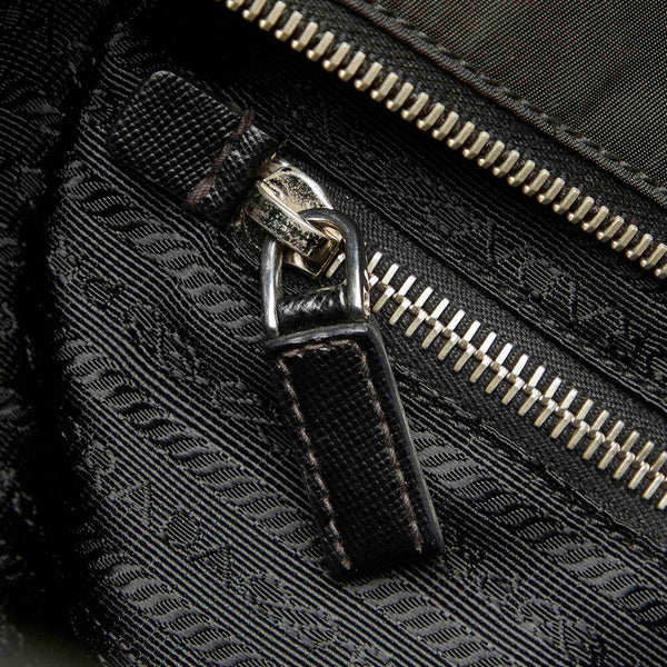 プラダ BR2310 ブラック ナイロン レザー トートバッグ レディース PRADA 中古