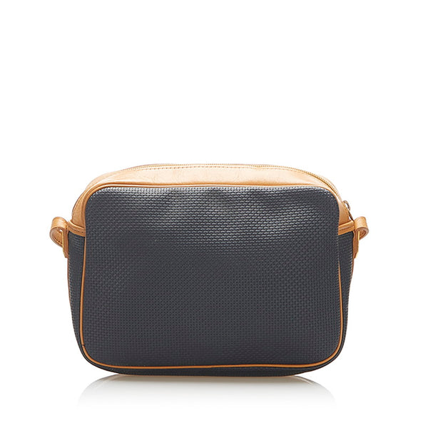 サンローラン ブラック ブラウン PVC レザー ハンドバッグ レディース SAINT LAURENT 中古