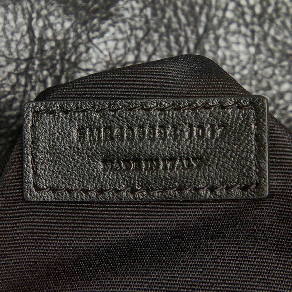 イヴ サンローラン ニキ ブラック レザー チェーン ショルダーバッグ レディース YVES SAINT LAURENT 中古