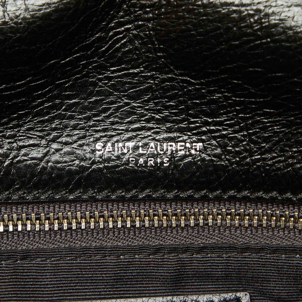 イヴ サンローラン ニキ ブラック レザー チェーン ショルダーバッグ レディース YVES SAINT LAURENT 中古