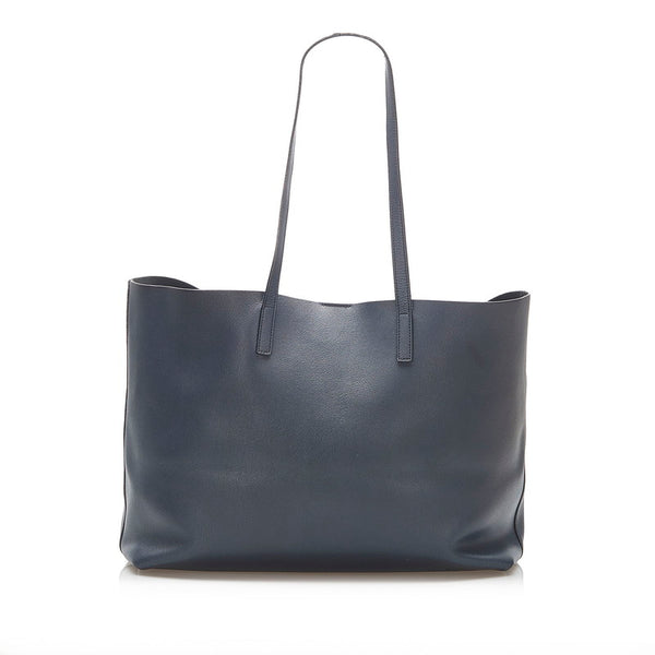 イヴ サンローラン ネイビー レザー トートバッグ レディース YVES SAINT LAURENT 中古