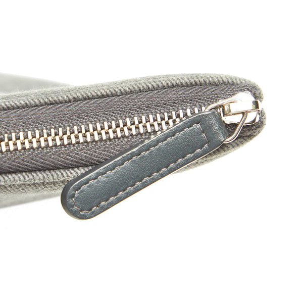 シャネル ドーヴィル グレー キャンバス クラッチバッグ レディース CHANEL 中古