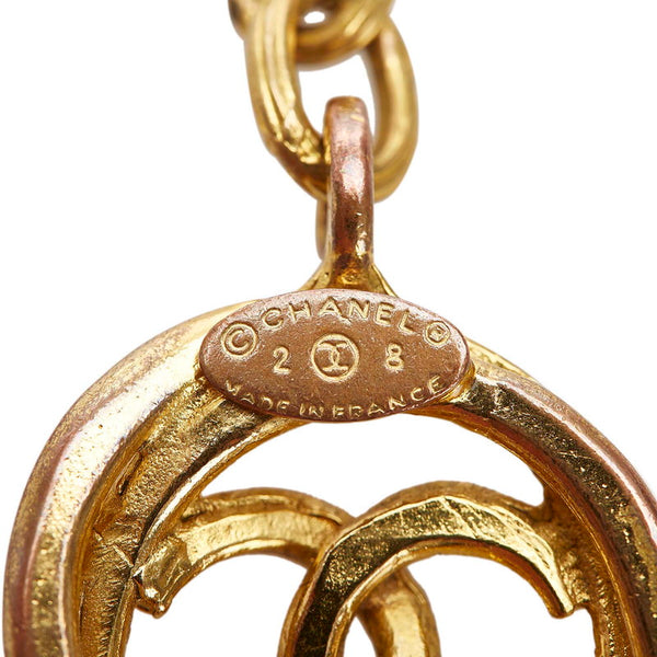 シャネル ココマーク ゴールド メッキ キーホルダー レディース CHANEL 中古