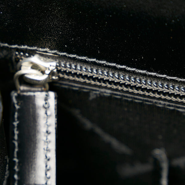 サルヴァトーレフェラガモ EP-24 1006 ブラック レザー ビジネスバッグ ショルダーバッグ 2WAY メンズ Salvatore Ferragamo 【中古】