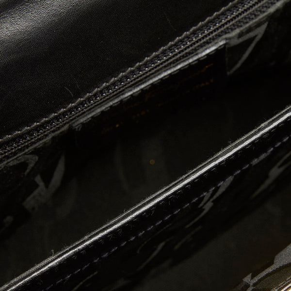 サルヴァトーレフェラガモ ガンチーニ DD21 2181 ブラック レザー ハンドバッグ レディース Salvatore Ferragamo 中古