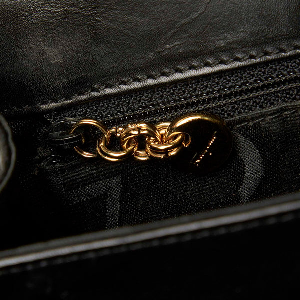 サルヴァトーレフェラガモ ガンチーニ DD21 2181 ブラック レザー ハンドバッグ レディース Salvatore Ferragamo 中古