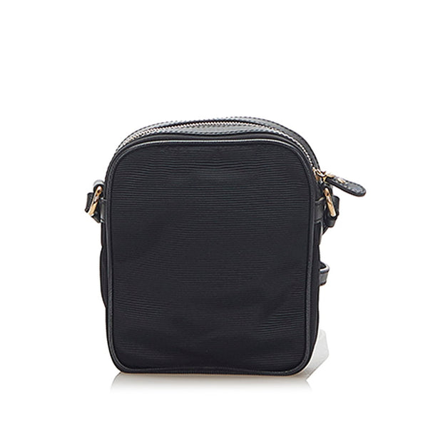 サルヴァトーレフェラガモ ヴァラリボン AU-21 C158 ブラック レザー ショルダーバッグ レディース Salvatore Ferragamo 【中古】