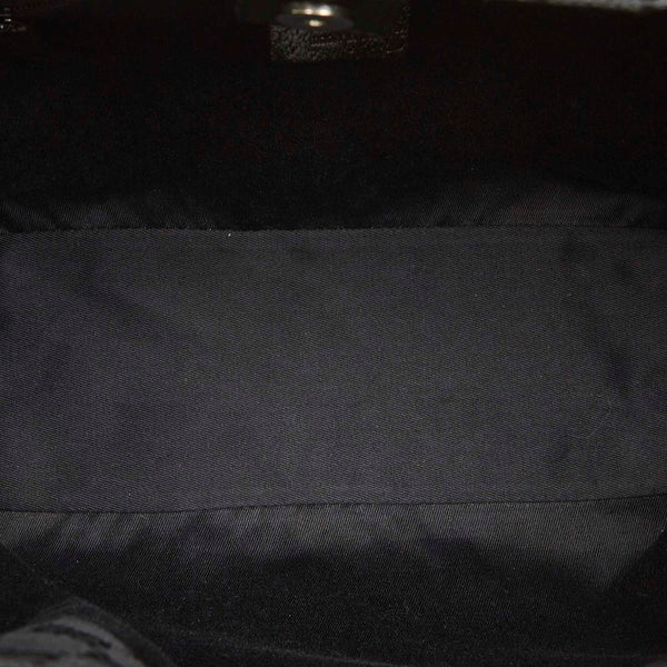 グッチ GGキャンバス トートバッグ　115007 115007 ブラック キャンバス ハンドバッグ レディース GUCCI 中古