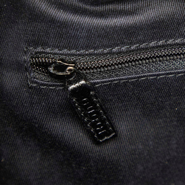 グッチ GGキャンバス トートバッグ　115007 115007 ブラック キャンバス ハンドバッグ レディース GUCCI 中古