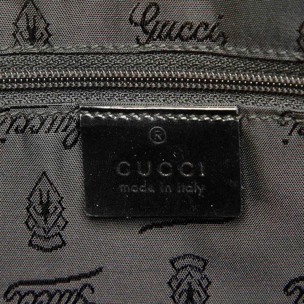 グッチ GGキャンバス 211976 ブラウン キャンバス パテントレザー トートバッグ レディース GUCCI 中古