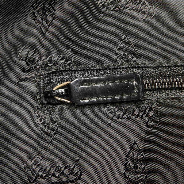 グッチ GGキャンバス 211976 ブラウン キャンバス パテントレザー トートバッグ レディース GUCCI 中古