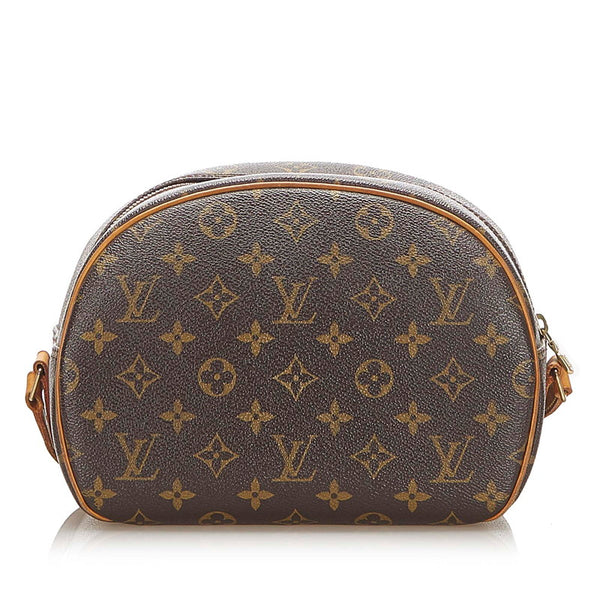 ルイ ヴィトン モノグラム ブロワ M51221 ブラウン PVC レザー 斜め掛け ショルダーバッグ レディース LOUIS VUITTON 中古