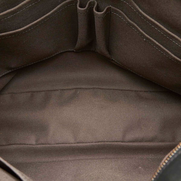 ルイ ヴィトン ダミエアンフィニ タダオ PM N41468 ブラック レザー ショルダーバッグ トートバッグ 2WAY メンズ LOUIS VUITTON 中古