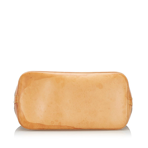 ルイ ヴィトン モノグラム アルマ M51130 ブラウン PVC レザー ハンドバッグ レディース LOUIS VUITTON 中古