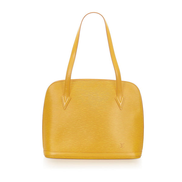 ルイ ヴィトン エピ リュサック M52289 イエロー レザー 肩掛け ショルダーバッグ レディース LOUIS VUITTON 中古