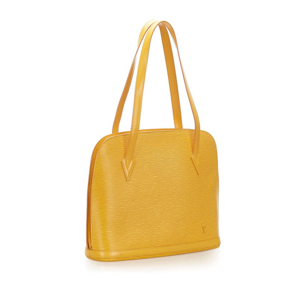 ルイ ヴィトン エピ リュサック M52289 イエロー レザー 肩掛け ショルダーバッグ レディース LOUIS VUITTON 中古