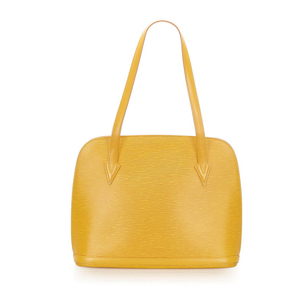 ルイ ヴィトン エピ リュサック M52289 イエロー レザー 肩掛け ショルダーバッグ レディース LOUIS VUITTON 中古