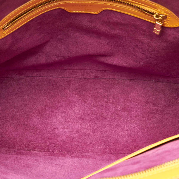 ルイ ヴィトン エピ リュサック M52289 イエロー レザー 肩掛け ショルダーバッグ レディース LOUIS VUITTON 中古