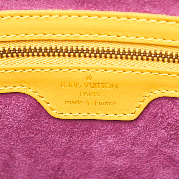 ルイ ヴィトン エピ リュサック M52289 イエロー レザー 肩掛け ショルダーバッグ レディース LOUIS VUITTON 中古
