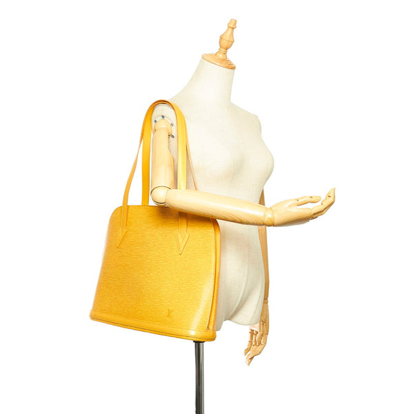 ルイ ヴィトン エピ リュサック M52289 イエロー レザー 肩掛け ショルダーバッグ レディース LOUIS VUITTON 中古