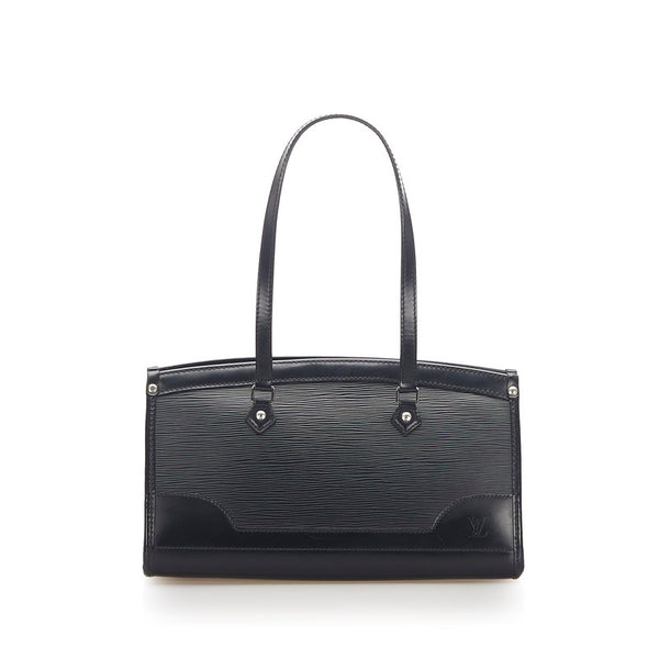ルイ ヴィトン エピ マドレーヌ M59332 ブラック レザー 肩掛け ショルダーバッグ レディース LOUIS VUITTON 中古