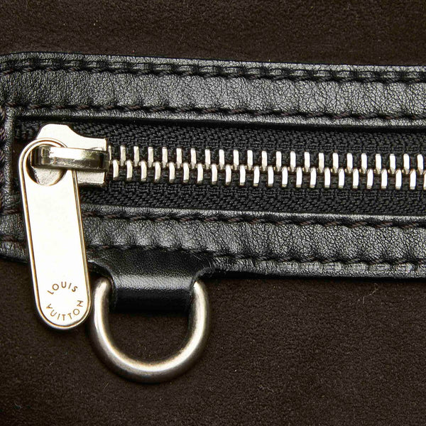 ルイ ヴィトン モノグラム アンティア ホーボー M93833 ブラック レザー 肩掛け ショルダーバッグ レディース LOUIS VUITTON 中古