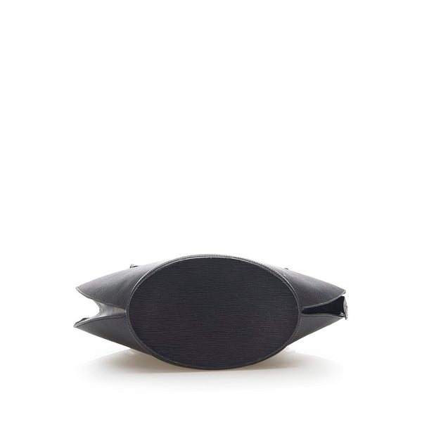 ルイ ヴィトン エピ サンジャックショッピング M52262  ブラック レザー ショルダーバッグ レディース LOUIS VUITTON 中古