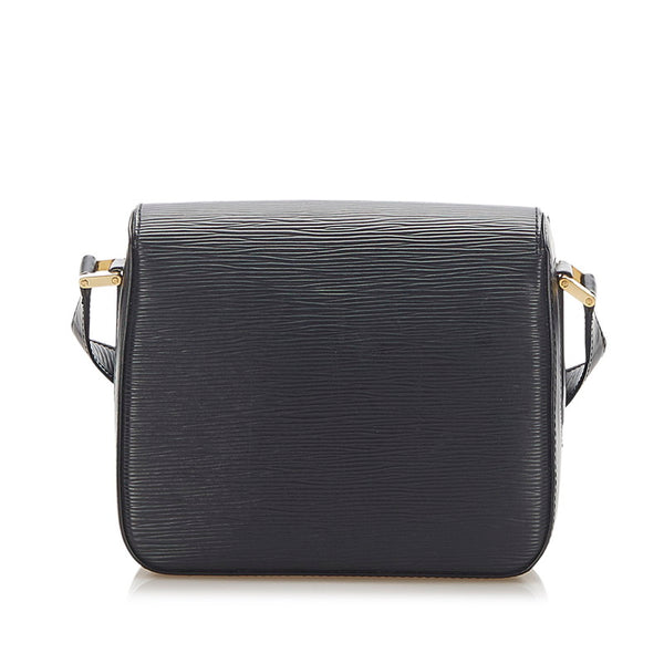ルイ ヴィトン エピ ビュシ M52202  ブラック レザー ショルダーバッグ レディース LOUIS VUITTON 中古