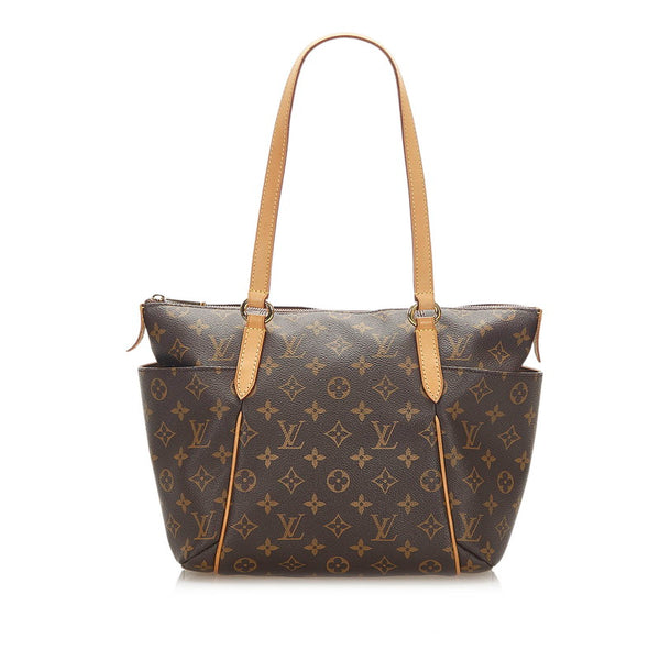 ルイ ヴィトン モノグラム トータリー PM M56688 ブラウン PVC レザー トートバッグ レディース LOUIS VUITTON 中古
