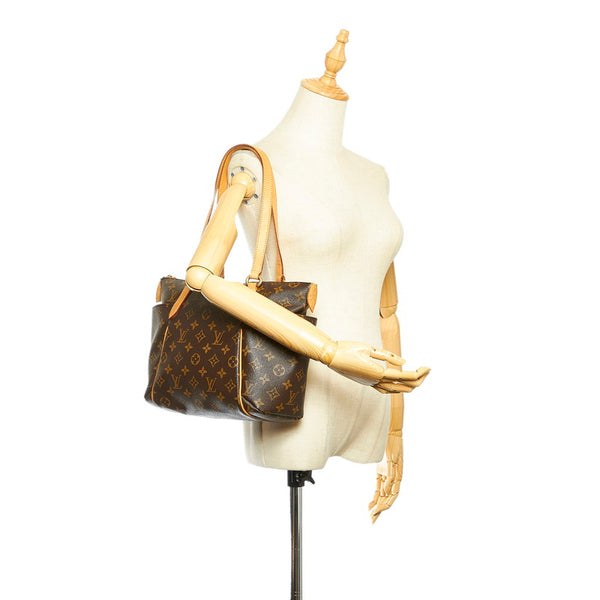 ルイ ヴィトン モノグラム トータリー PM M56688 ブラウン PVC レザー トートバッグ レディース LOUIS VUITTON 中古