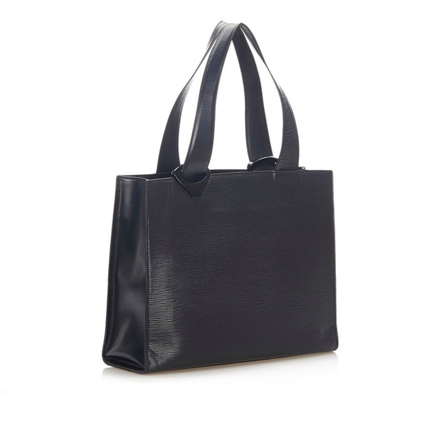 ルイ ヴィトン エピ ジェモ M52452 ブラック レザー トートバッグ レディース LOUIS VUITTON 中古
