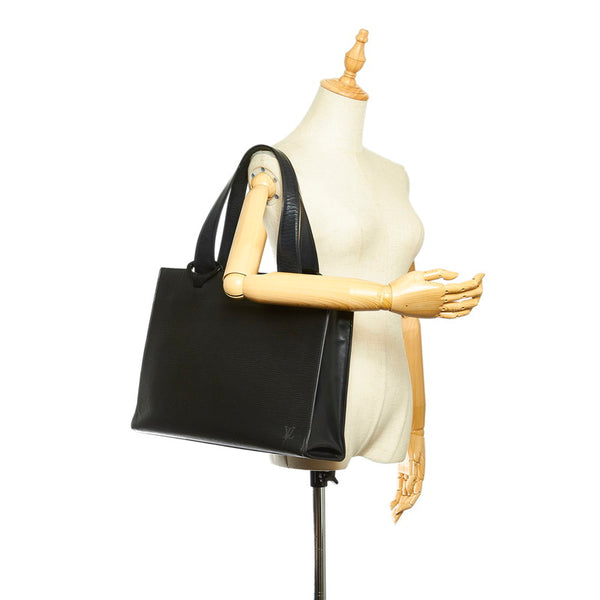 ルイ ヴィトン エピ ジェモ M52452 ブラック レザー トートバッグ レディース LOUIS VUITTON 中古