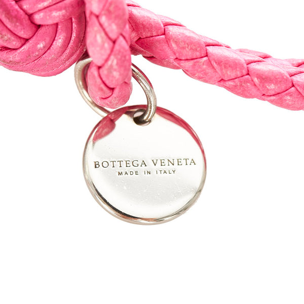 ボッテガヴェネタ ピンク レザー ブレスレット レディース BOTTEGAVENETA 【中古】