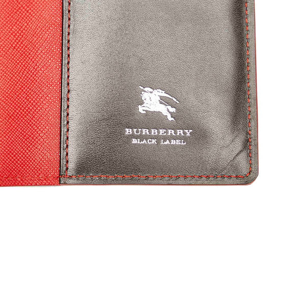 バーバリー ブラウン レザー 長財布 メンズ BURBERRY 【中古】