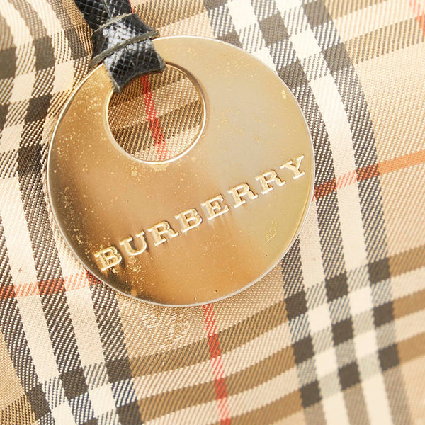バーバリー ブラウン レザー 肩掛け ショルダーバッグ レディース BURBERRY 【中古】