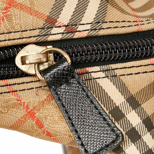 バーバリー ブラウン レザー 肩掛け ショルダーバッグ レディース BURBERRY 【中古】