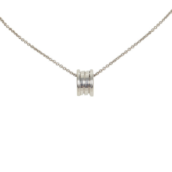 ブルガリ シルバー ホワイトゴールド ビー ゼロワン ネックレス レディース BVLGARI 【中古】