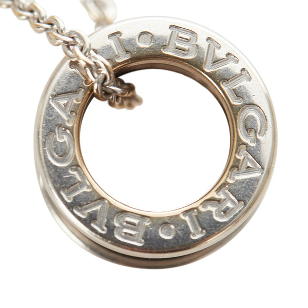 ブルガリ シルバー ホワイトゴールド ビー ゼロワン ネックレス レディース BVLGARI 【中古】