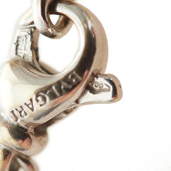 ブルガリ シルバー ホワイトゴールド ビー ゼロワン ネックレス レディース BVLGARI 【中古】