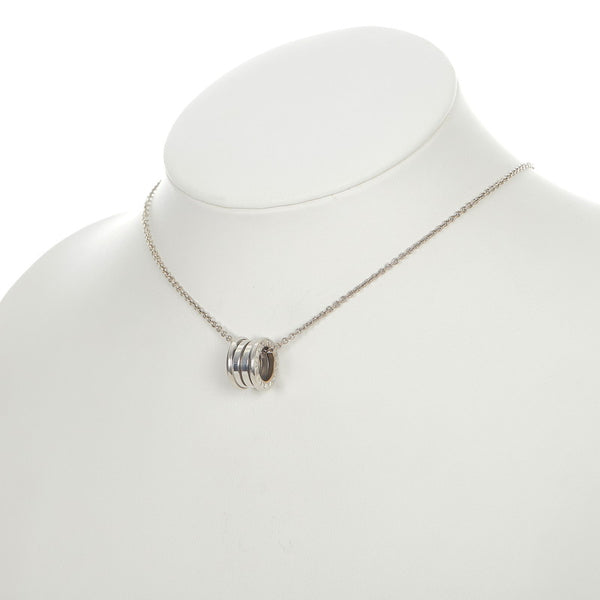 ブルガリ シルバー ホワイトゴールド ビー ゼロワン ネックレス レディース BVLGARI 【中古】