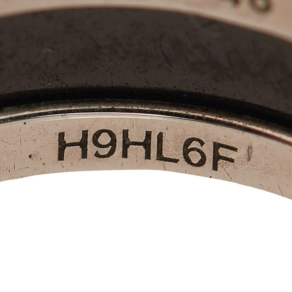 ブルガリ SV925 シルバー セラミック セーブザチルドレン　 リング 指輪 レディース BVLGARI 7号 【中古】