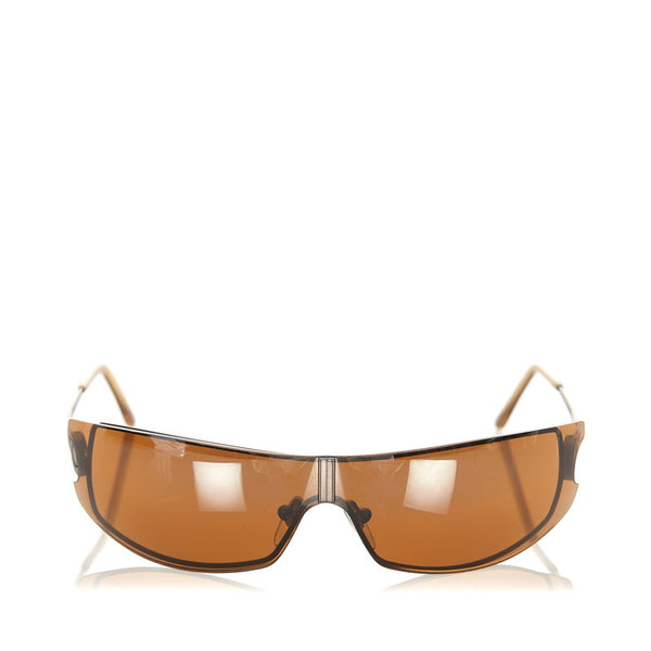 ブルガリ ブラック  プラスチック メタル サングラス メンズ BVLGARI 【中古】