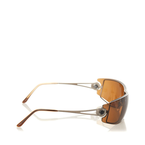 ブルガリ ブラック  プラスチック メタル サングラス メンズ BVLGARI 【中古】