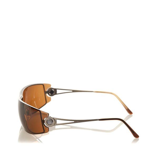 ブルガリ ブラック  プラスチック メタル サングラス メンズ BVLGARI 【中古】