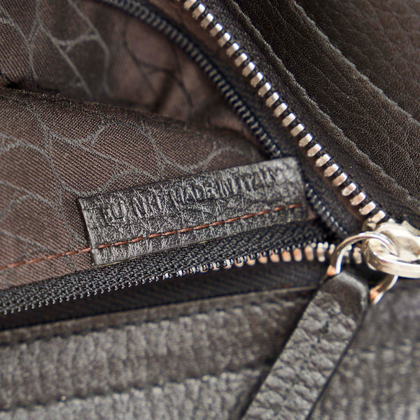 カルティエ ラドーニャ　 ブラック シルバー レザー ショルダーバッグ レディース CARTIER 【中古】